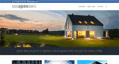 Desktop Screenshot of apexserv.cz